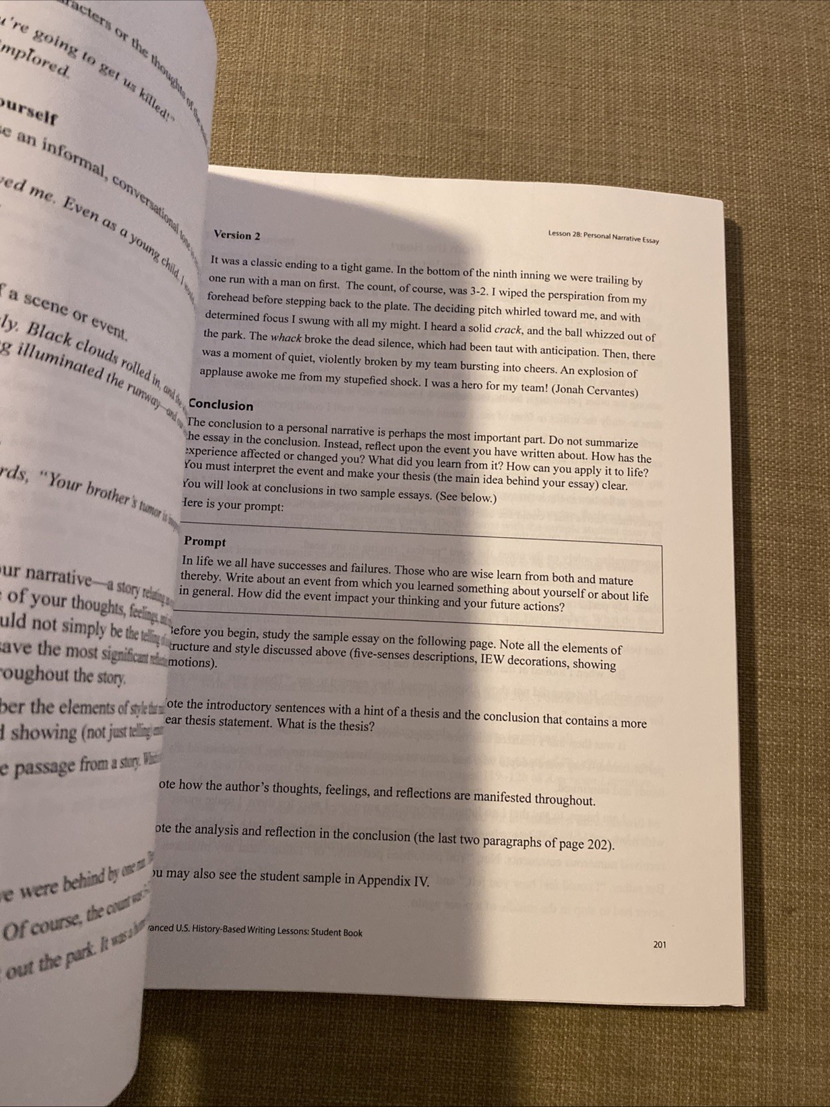 Advanced U.S. History-Based Writing Lessons [Student Book only]