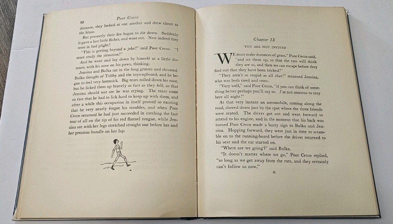 Poor Cecco by Margery Williams Bianco, 1925 First Edition Illustrated Hardcover