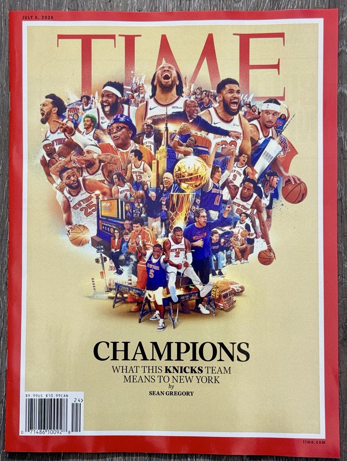 TIME MAGAZINE- JULY 06, 2026 – KNICKS SPECIAL – BRAND NEW