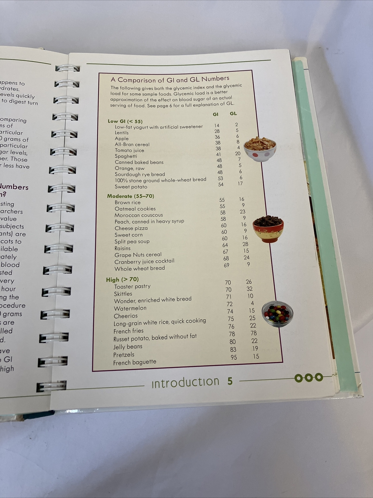 The Glycemic Index Cookbook: Recipes to Chart Glycemic Load and Lose Weight VG