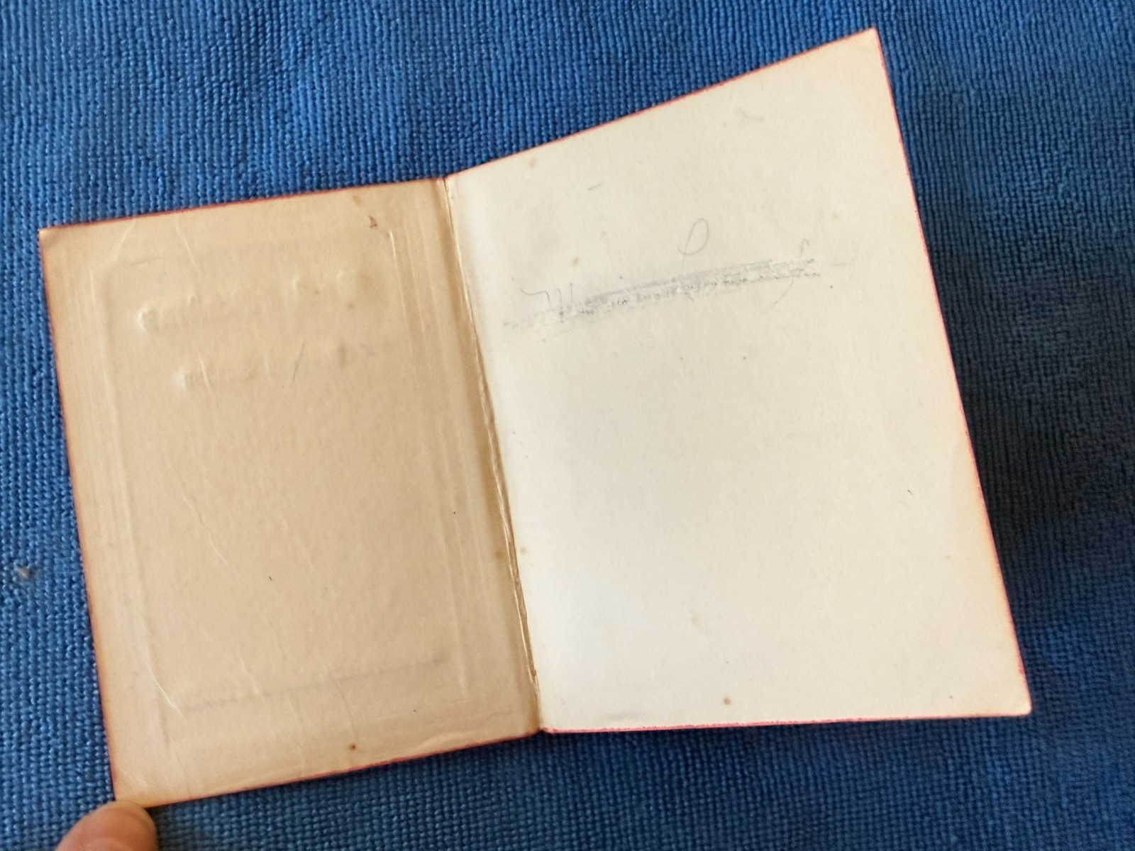 1901 Antique 4″ Book of Psalms revised ASV American Bible Society debossed cover