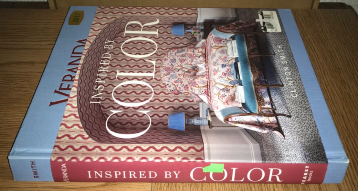 VERANDA INSPIRED BY COLOR HARDCOVER BOOK CLINTON SMITH 2017