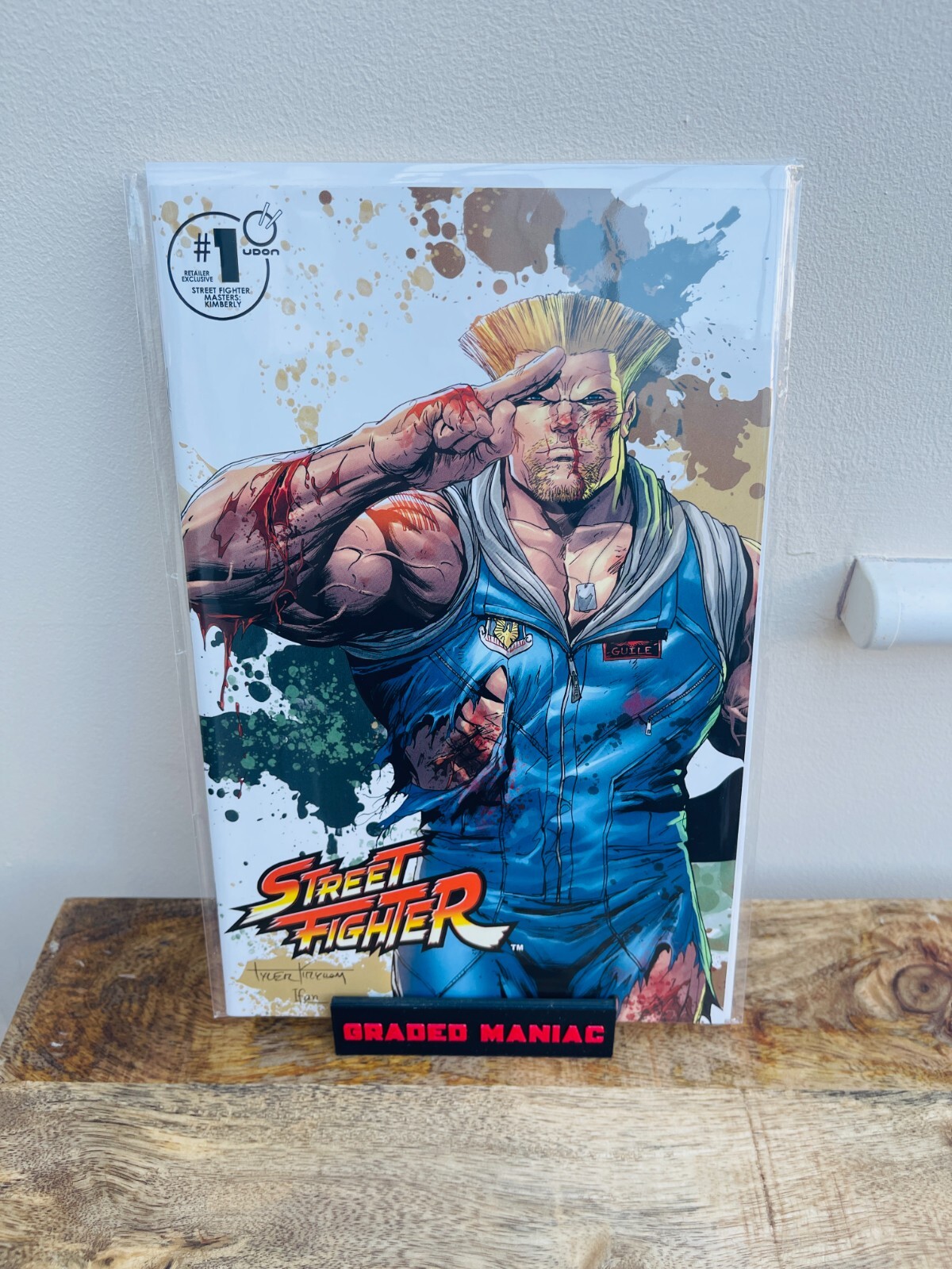 Street Fighter Omega #1 Battle Damage Guile Trade Dress Variant