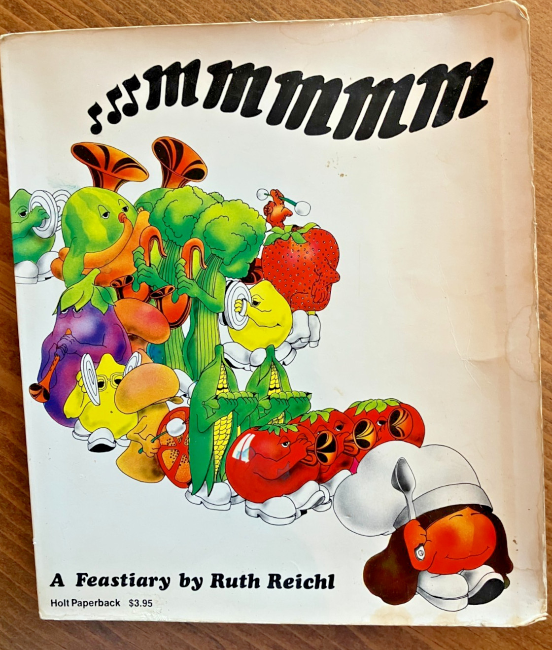 Mmmmm: A Feastiary by Ruth Reichl 1st edition 1972 Softcover RARE Cookbook