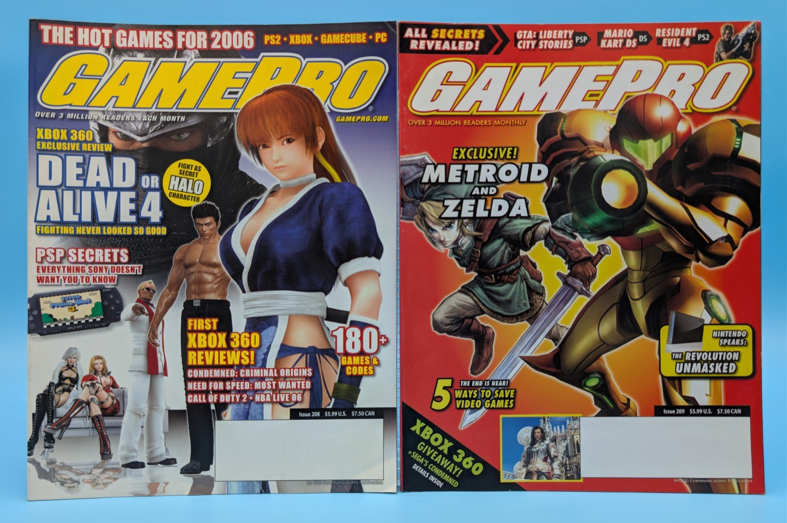 GamePro Magazine Lot – (15 Issues) 2005 to 2007 – Details in Description