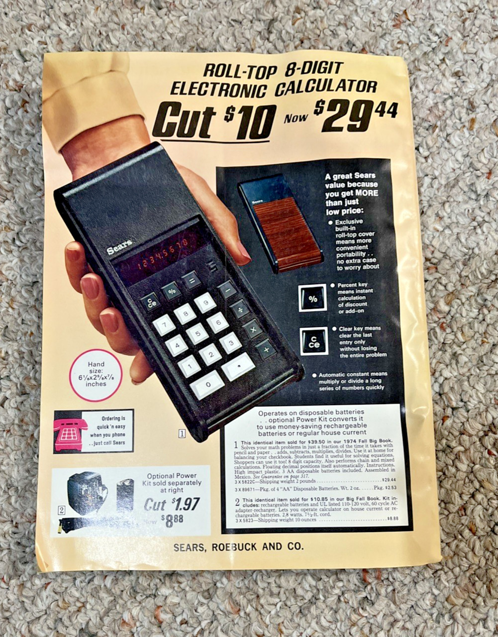 Vintage 1975 SEARS Winter Sale Catalog 317 Pages!