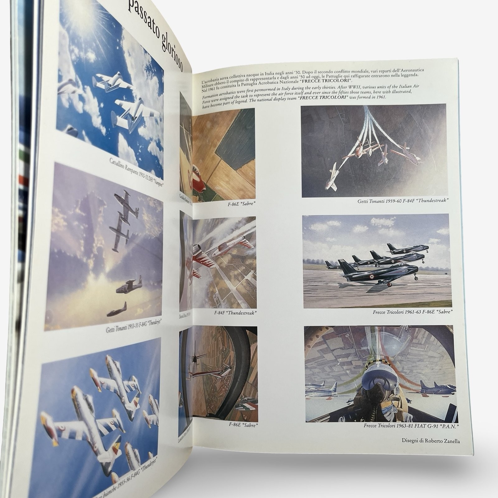 Frecce Tricolori 1996 Illustrated Brochure Pamphlet Aeronautica Militare