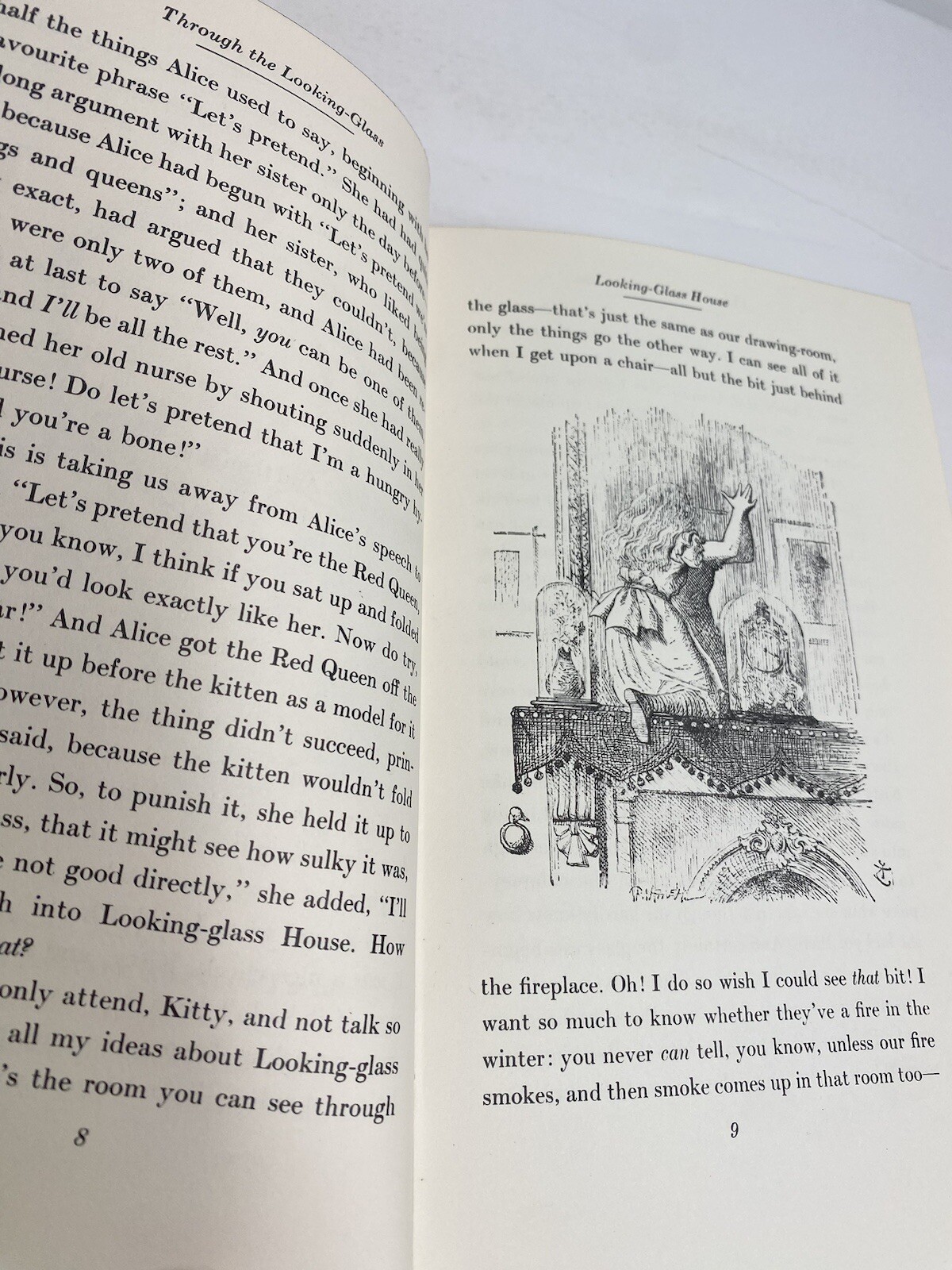 Through The Looking Glass Lewis Carroll John Tenniel Alice Classic Fantasy Rare