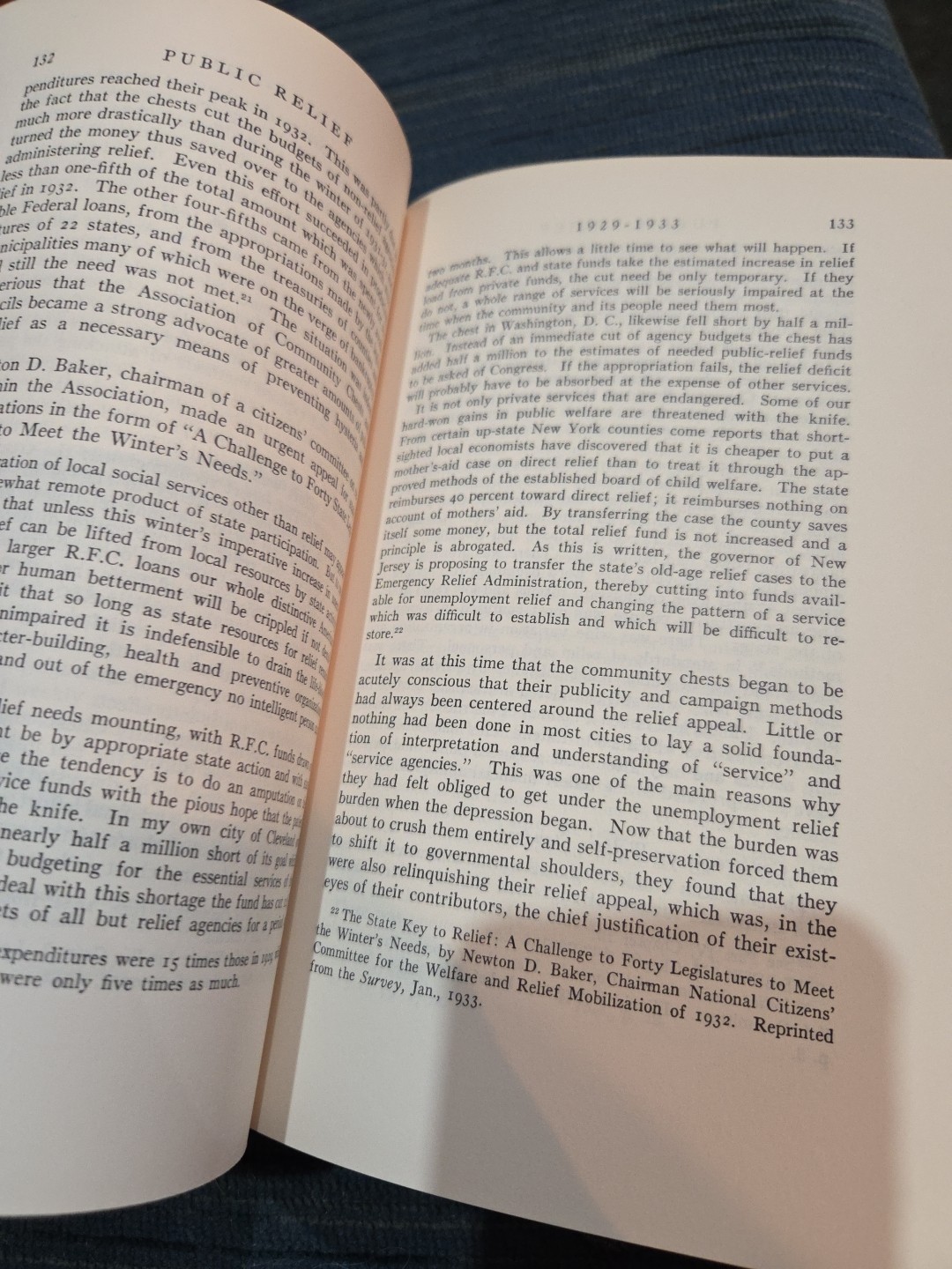 PUBLIC RELIEF 1929-1939 Josephine Chapin Brown 1971 Octagon Books