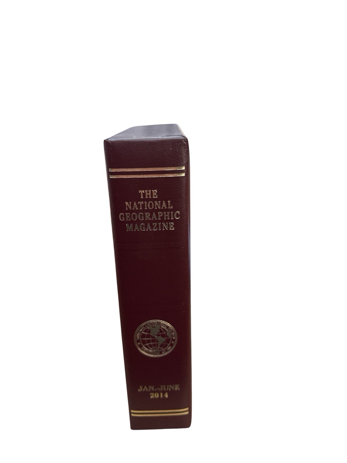 National Geographic Magazine JAN-JUNE 2014 with Faux Leather Case