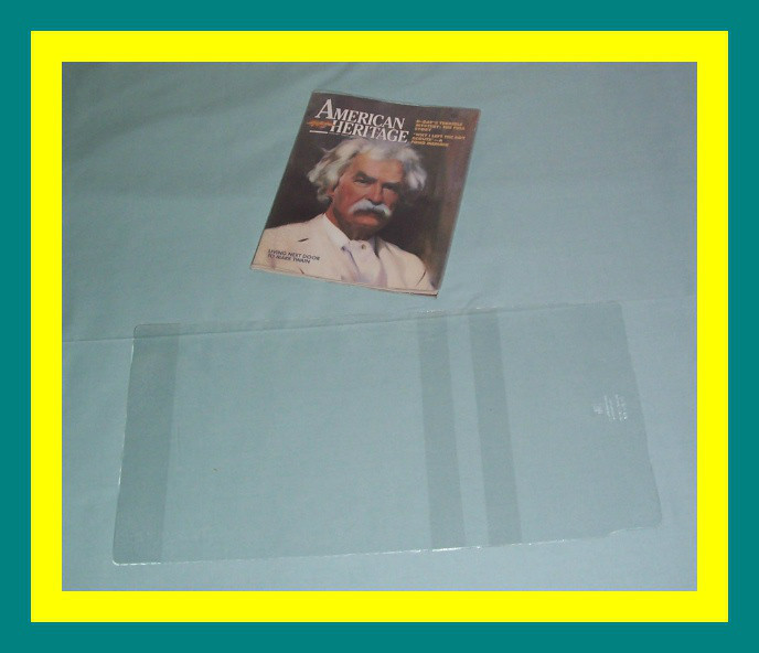 1 (one) Brodart Vinyl Slip-Cover 6 9/16″-6 15/16″ 7 mil thick! YOU CHOOSE SIZE