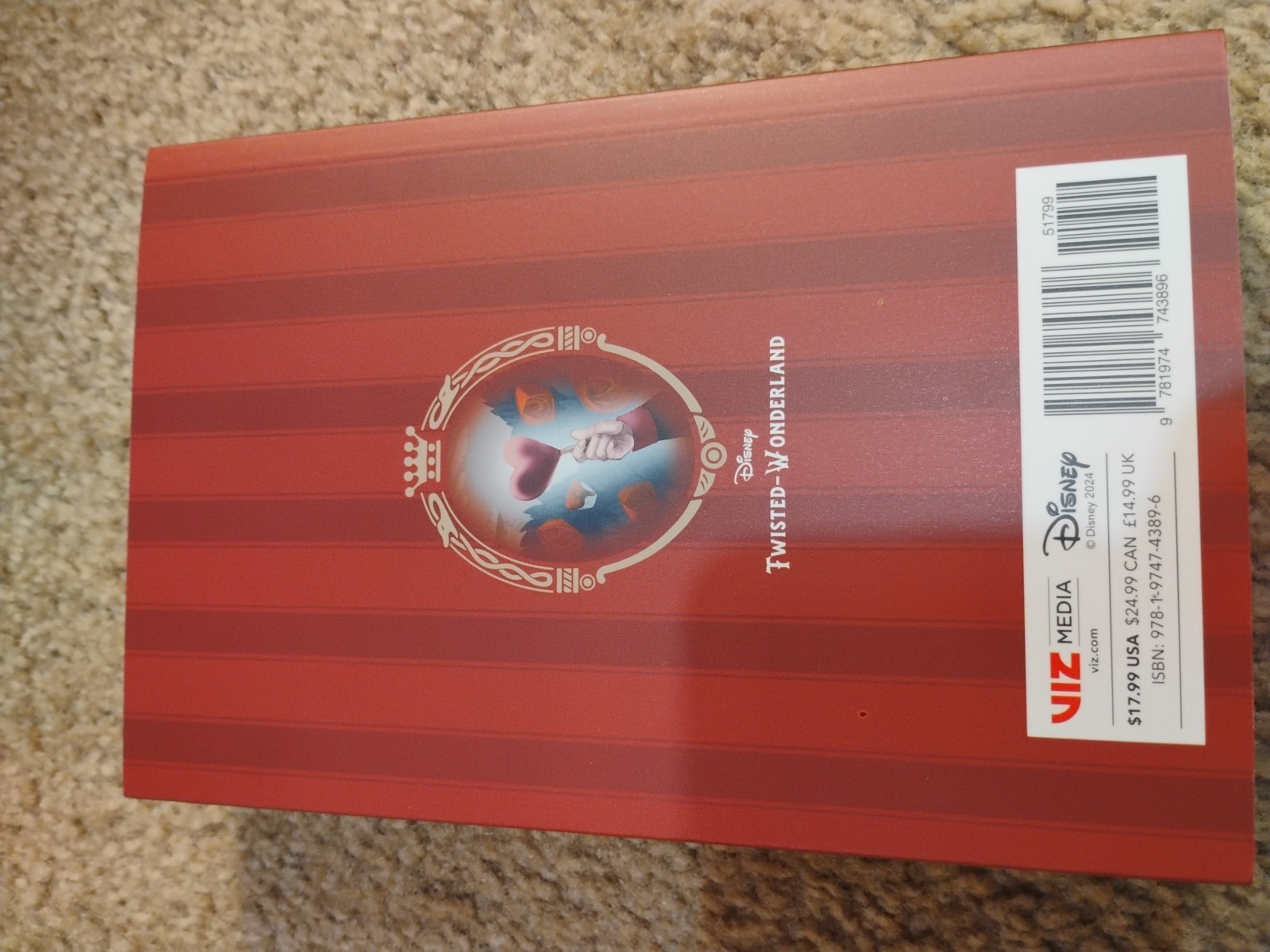 Disney Twisted-Wonderland Rose-Red Tyrant The Novel TPB VIZ Media LLC