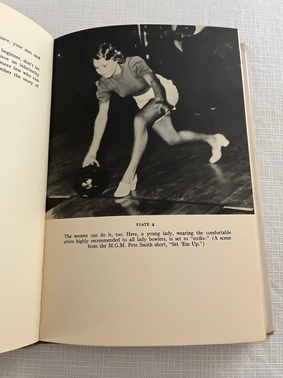 Vintage Bowling For All 1943 Hardback Book The Barnes Dollar Sports Library
