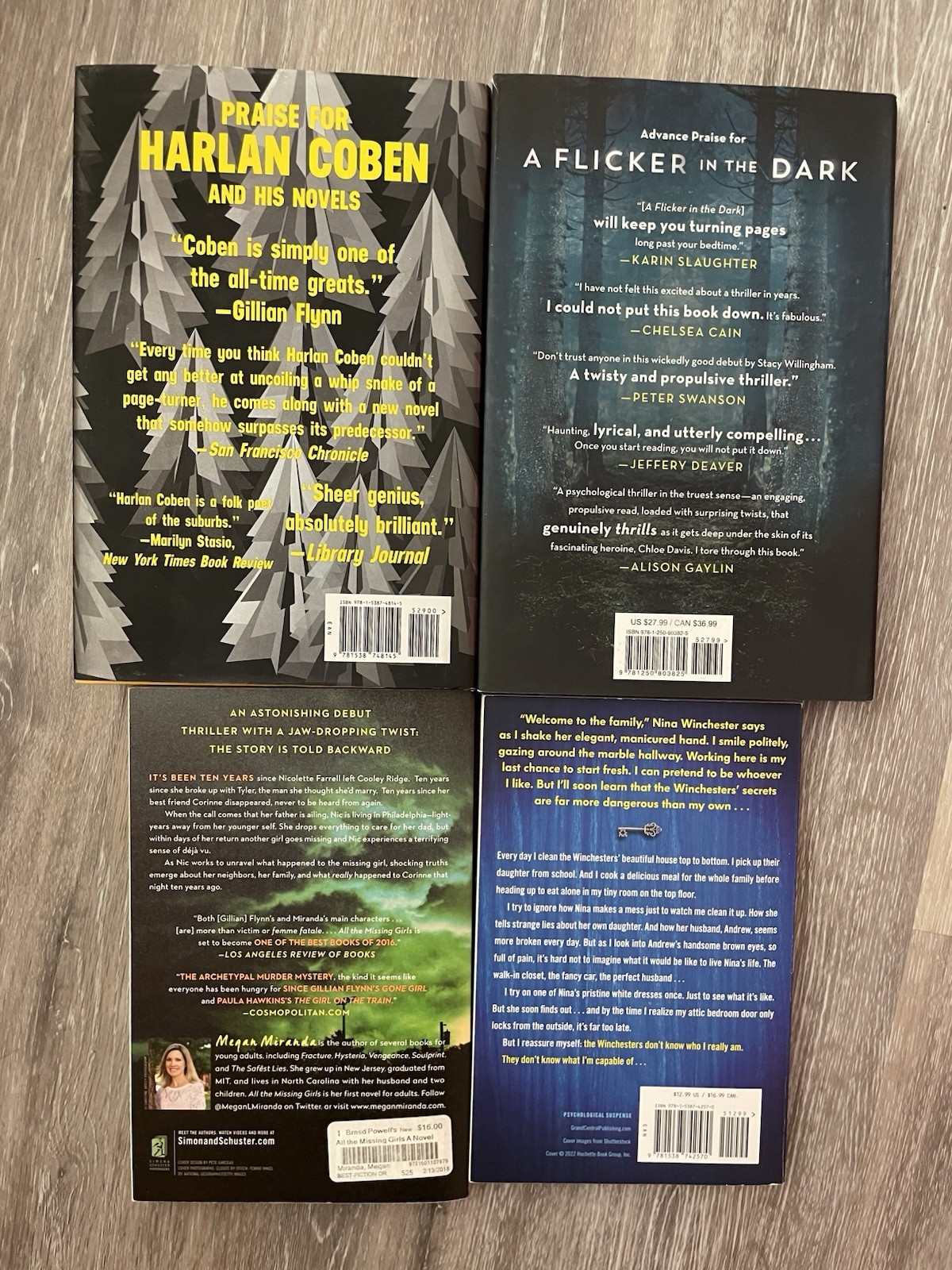 Lot 7 Mystery Thriller Books