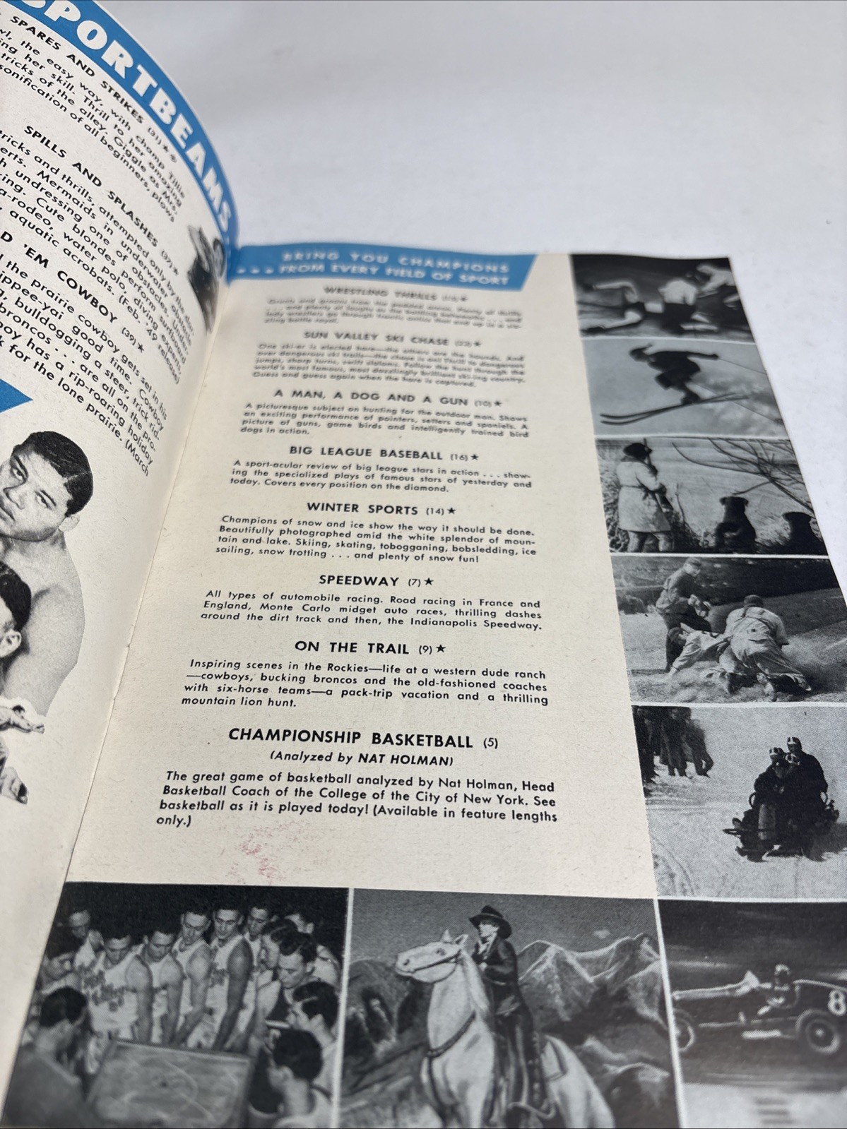 Vtg Price guide for 8-16mm reel-to-reel movies, Shows, Sports and cartoons 1950