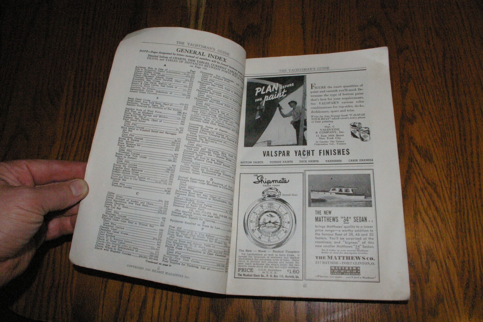 1939 The Yachtsman’s Guide Magazine Annual Fitting Out Number 512 pages!