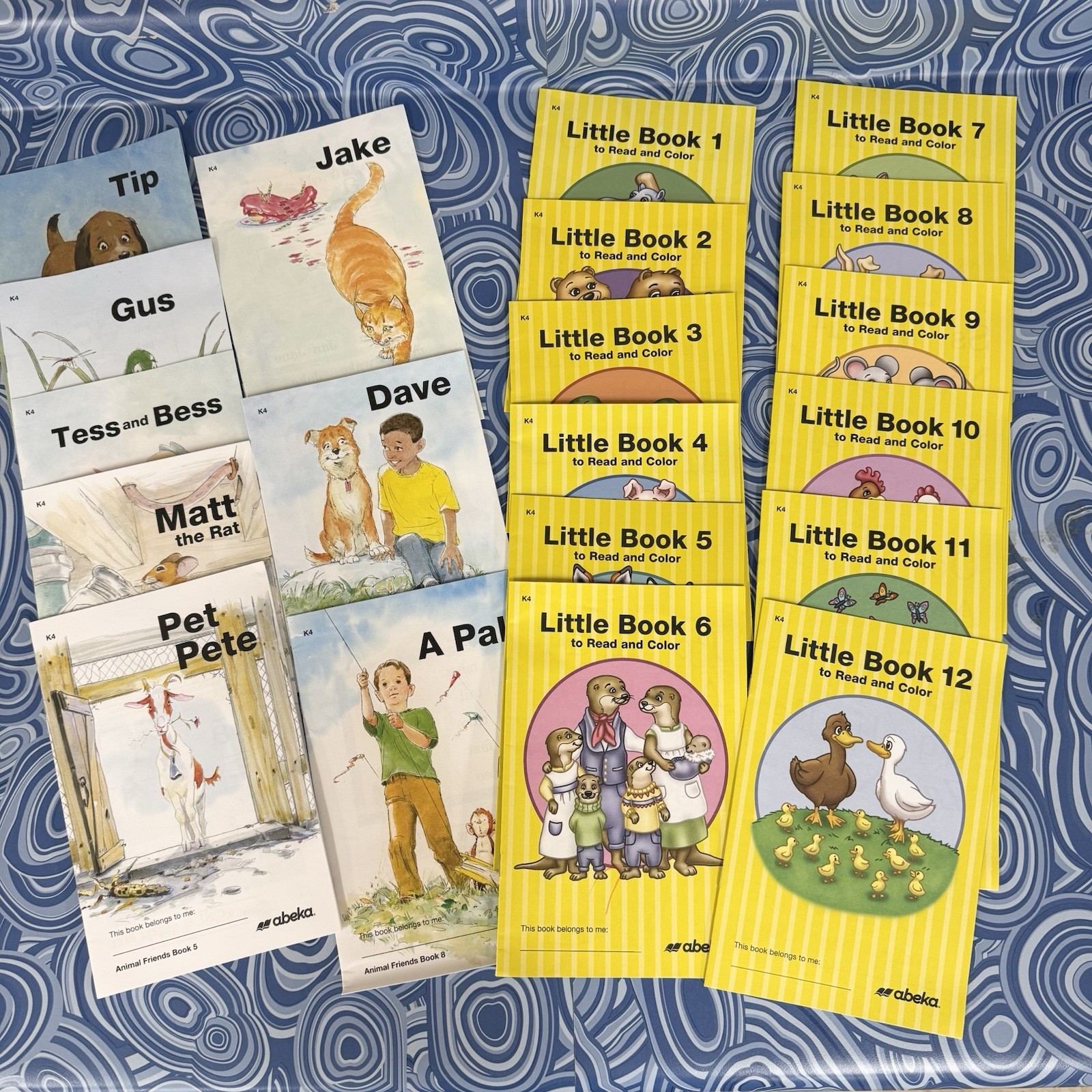 Abeka K4 Readers – Little Books 1-12 & Animal Friends Books 1-8