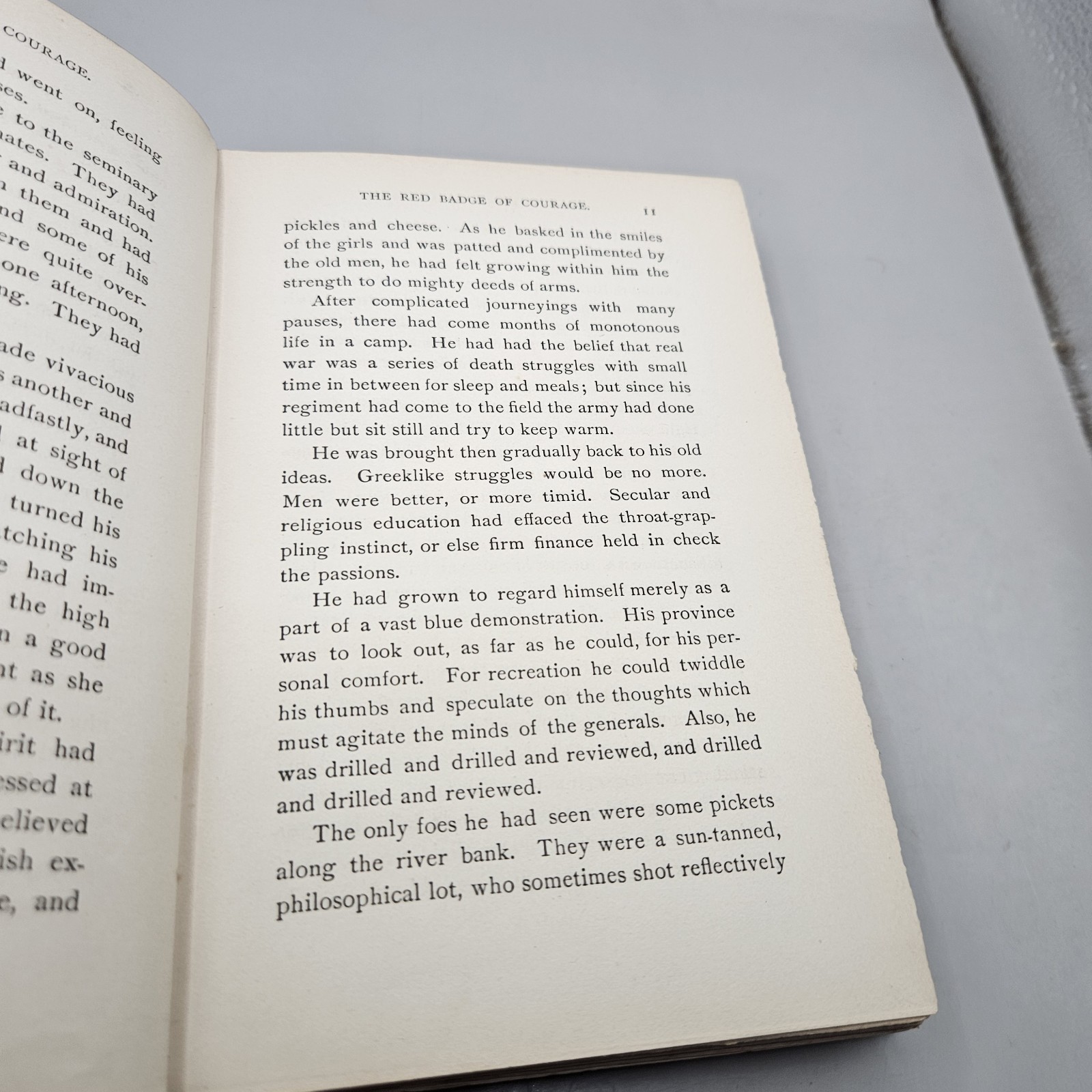 1895 – THE RED BADGE OF COURAGE by STEPHEN CRANE – FIRST EDITION – 2nd PRINTING