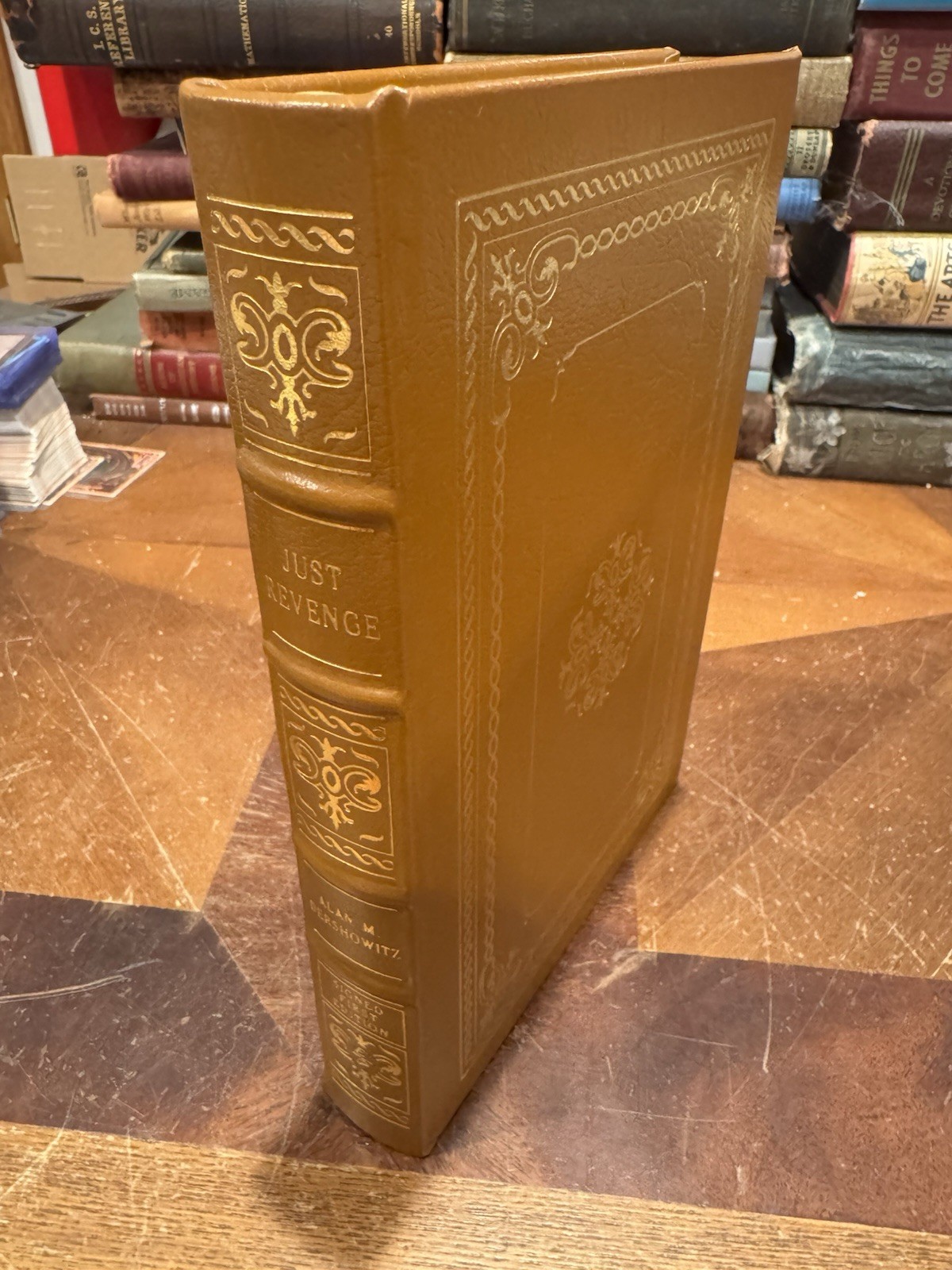 Just Revenge by Alan M. Dershowitz Signed First Edition Leather Easton Press