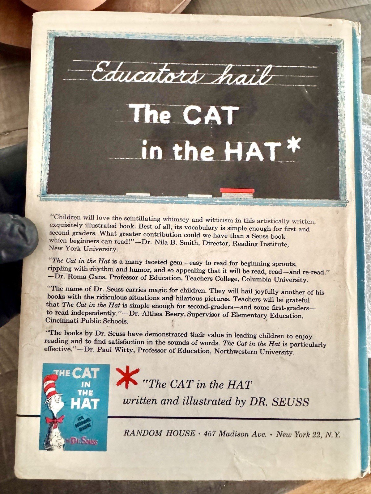 Dr Seuss 1st printing /1st edition Cat in the Hat 1957 w/ Dust Jacket ~ $900 obo