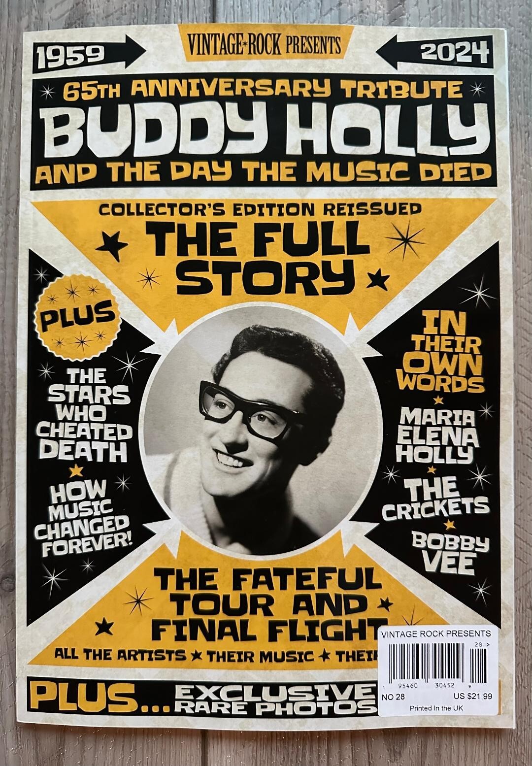 2023 VINTAGE ROCK Presents BUDDY HOLLY Collector’s Edition FULL STORY Day Music