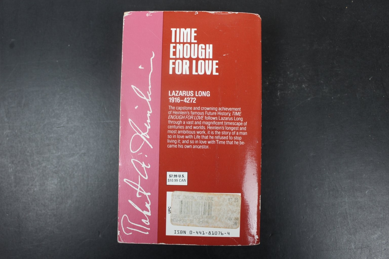 Time Enough for Love Robert A. Heinlein 1988 Science Fiction Ace Books