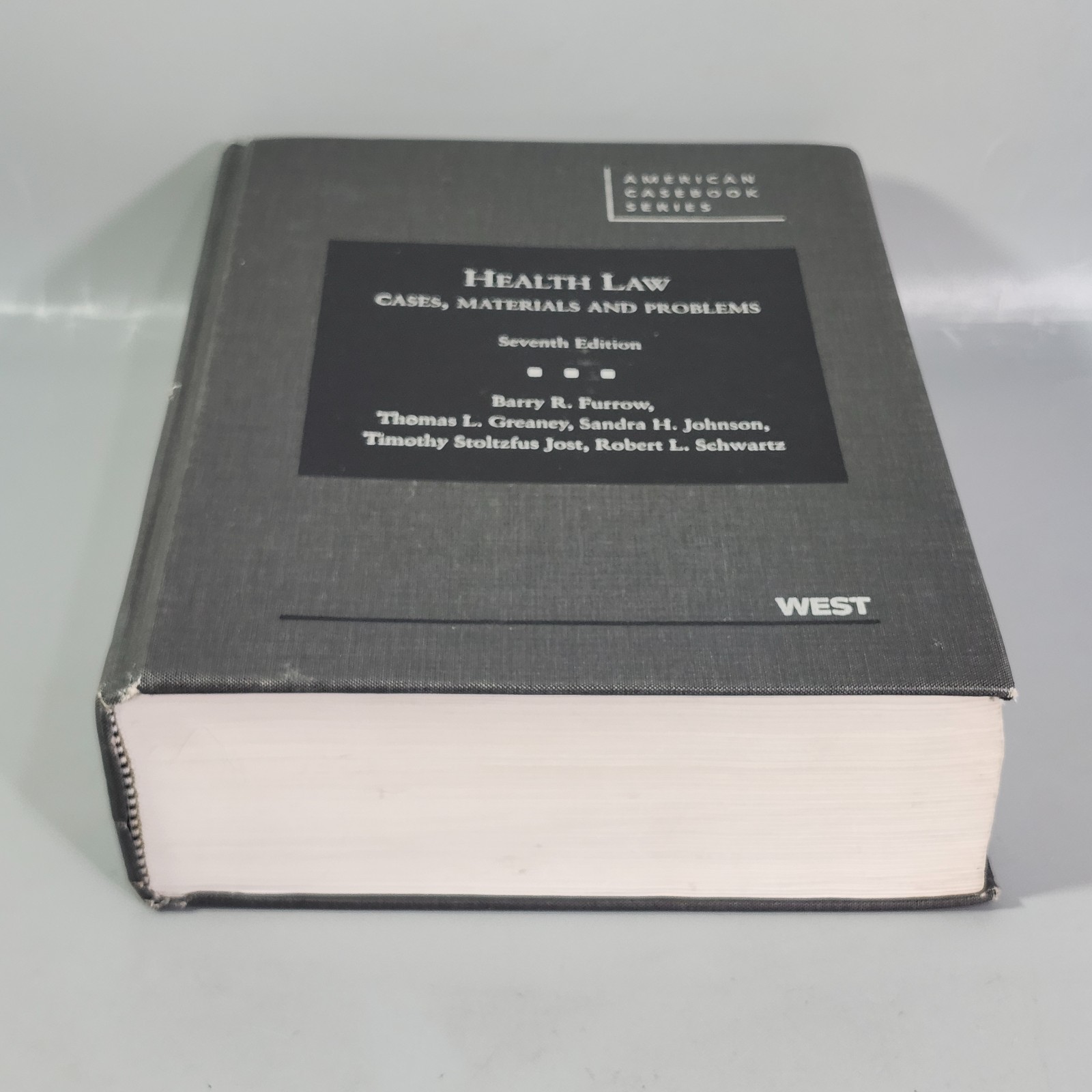 Health Law Cases 7th Ed HC Book West Law School 2013 American Casebook Series