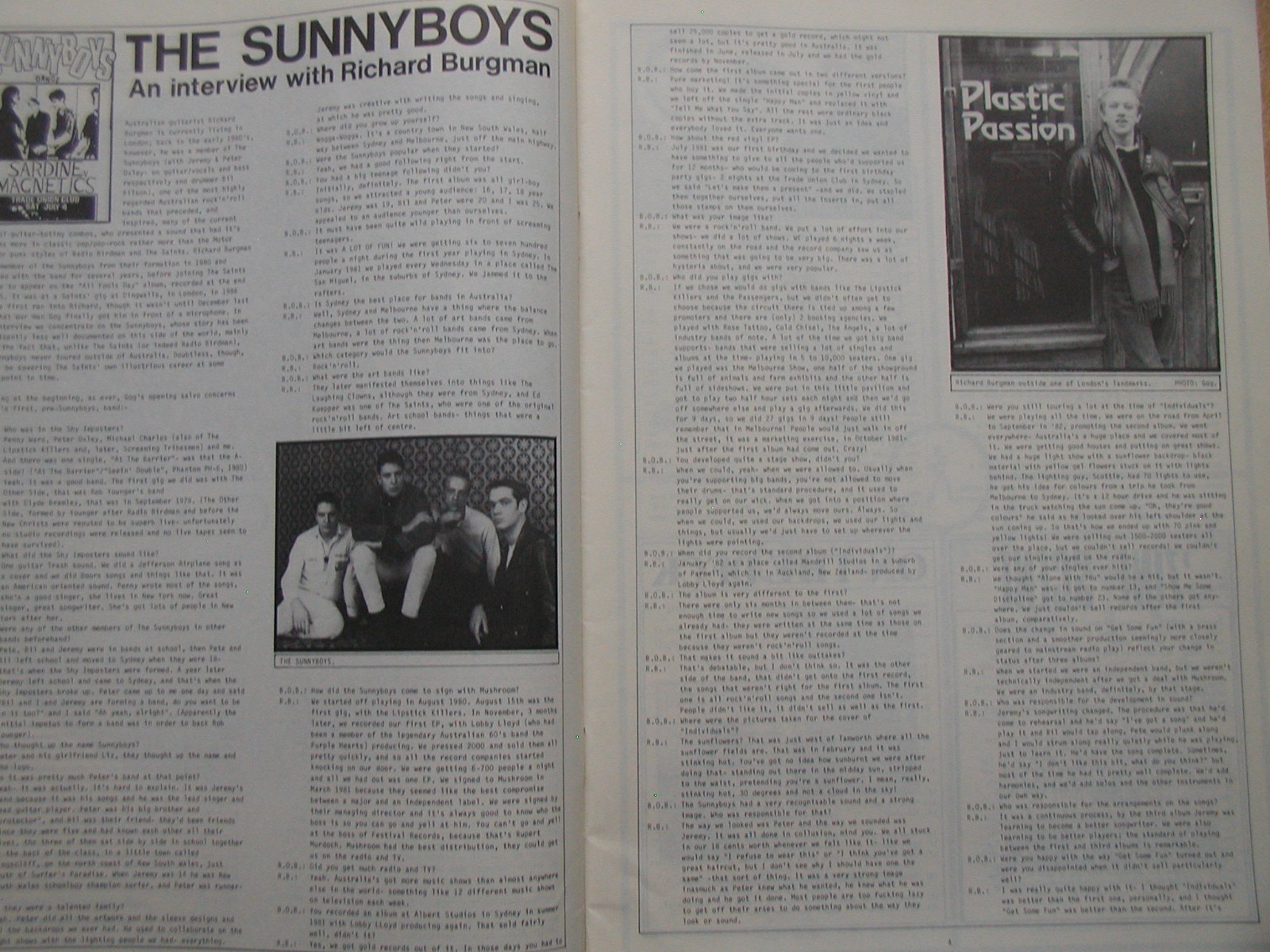 Bucketfull of Brains. No. 24. March 1988. With Gene Clark flexi. Flaming Lips et