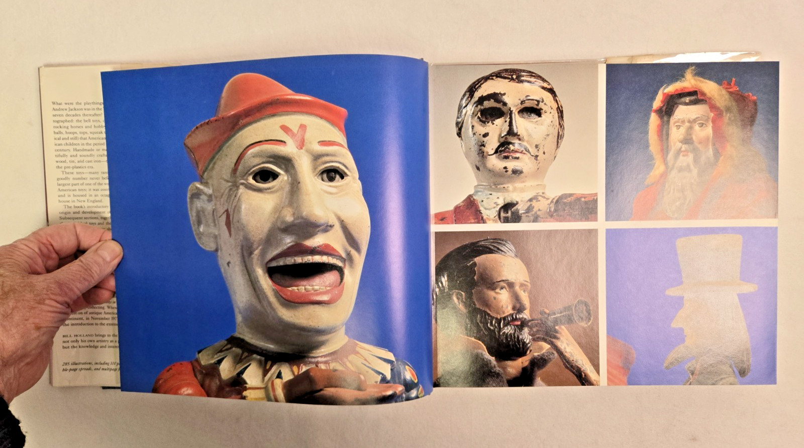 Beautiful Large Coffee Table Book “American Antique Toys” 282 Pages Near Mint