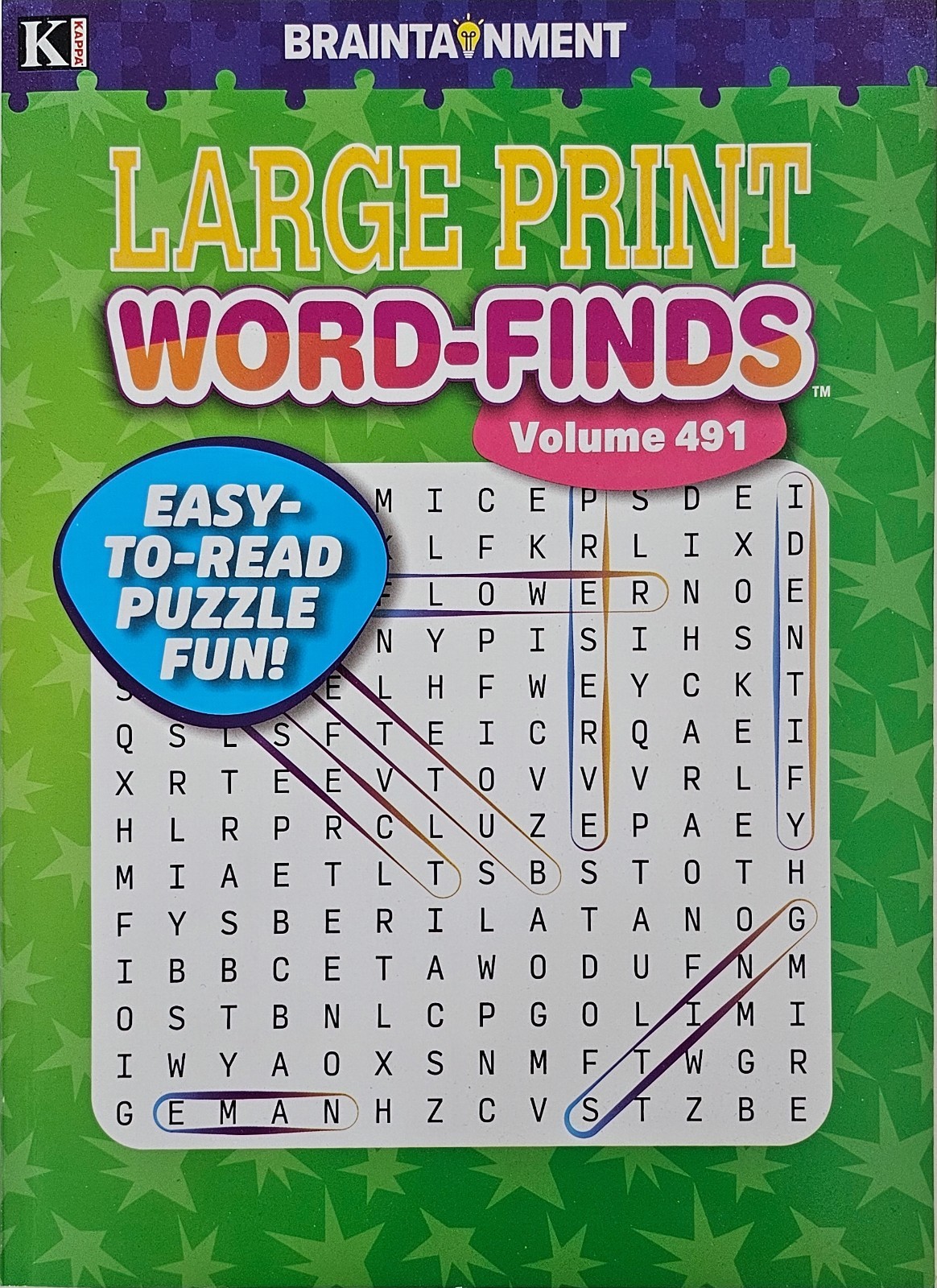 20 Large Print Word-Finds Puzzle Books Kappa Games Vol #491-516 ~ Search,Hunt