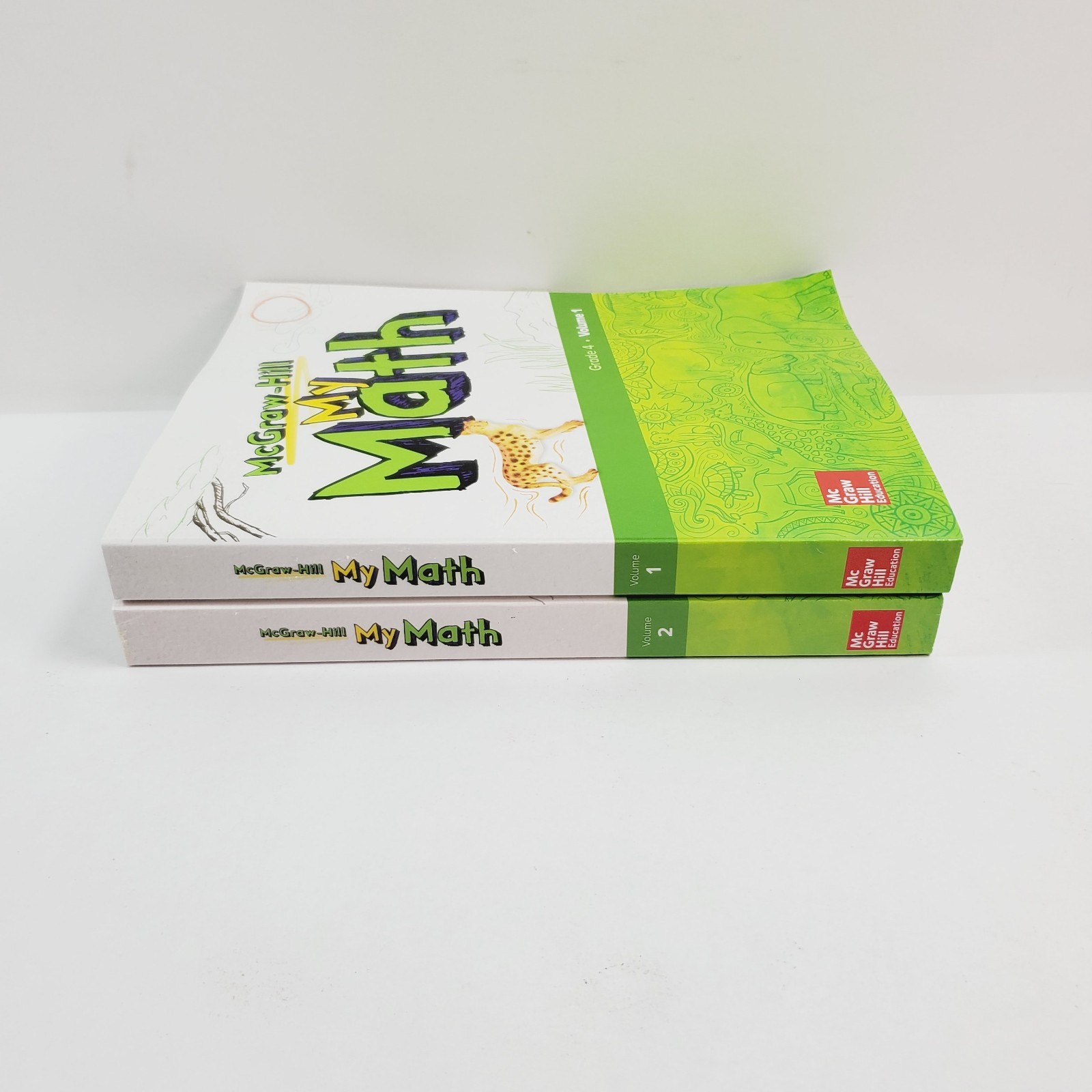 McGraw-Hill My Math Book Grade 4 Volumes 1 and 2 Student Edition Workbooks PB