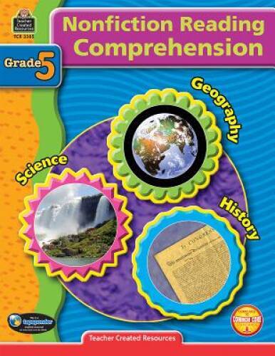 Nonfiction Reading Comprehension Grade 5 – Paperback – VERY GOOD