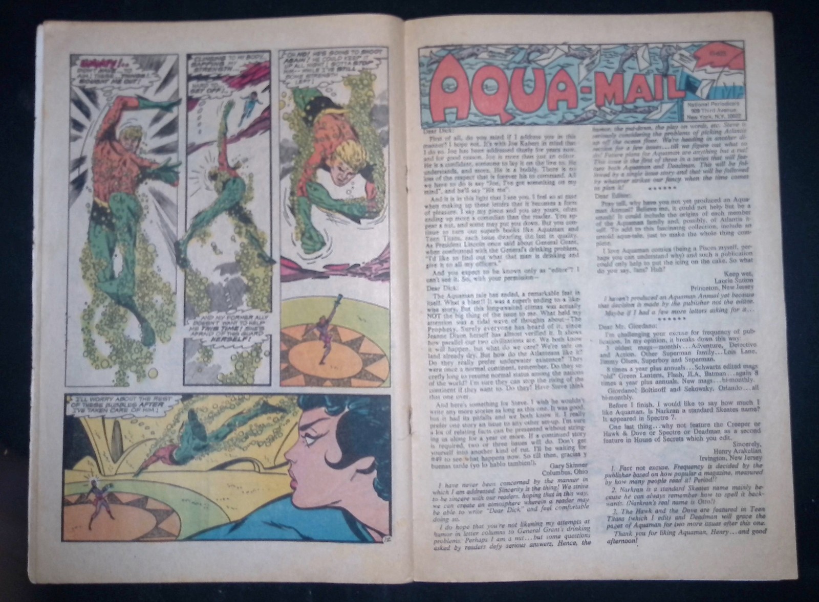 Aquaman #50 Bronze Age DC Comics G+