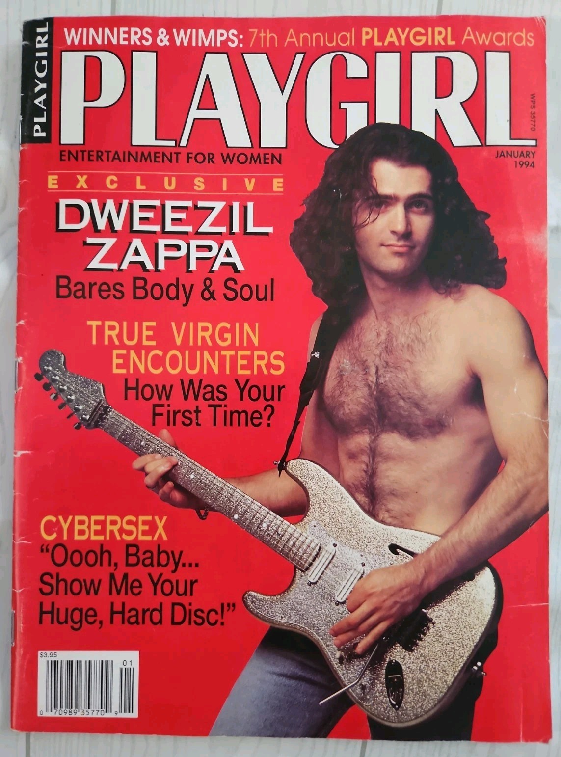 January 1994 Playgirl magazine Featuring Dweeezil Zappa