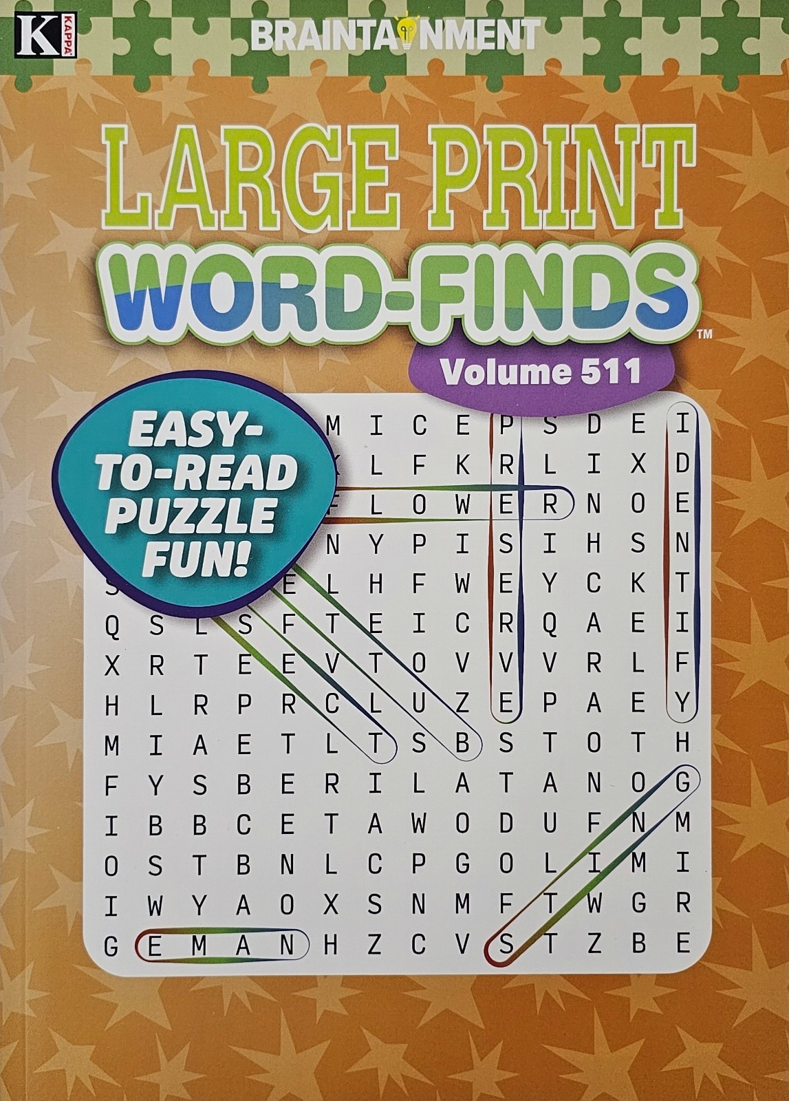 20 Large Print Word-Finds Puzzle Books Kappa Games Vol #491-516 ~ Search,Hunt