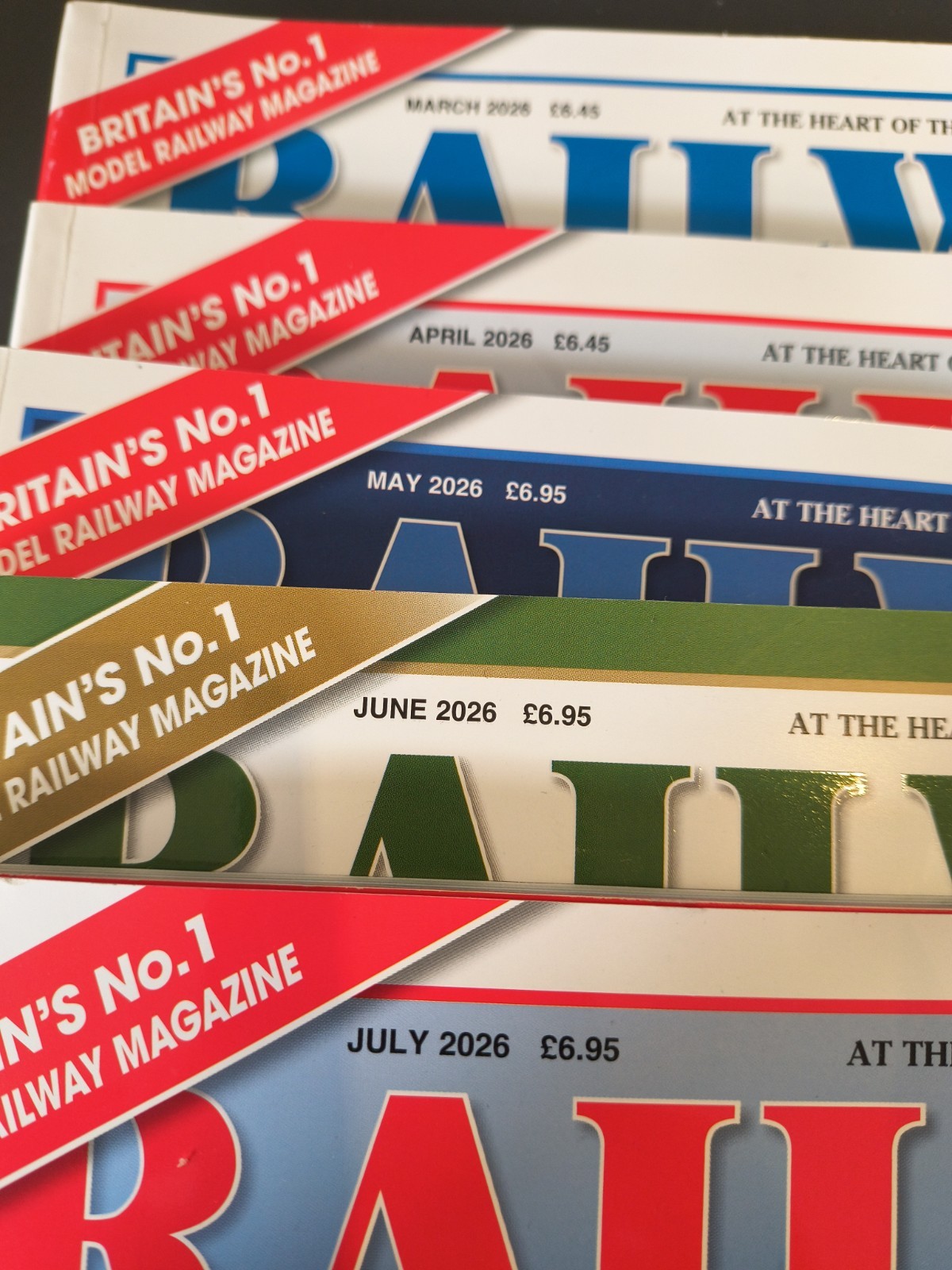 RAILWAY MODELLER MAGAZINE X6 Oct 2025 March April May June July 2026