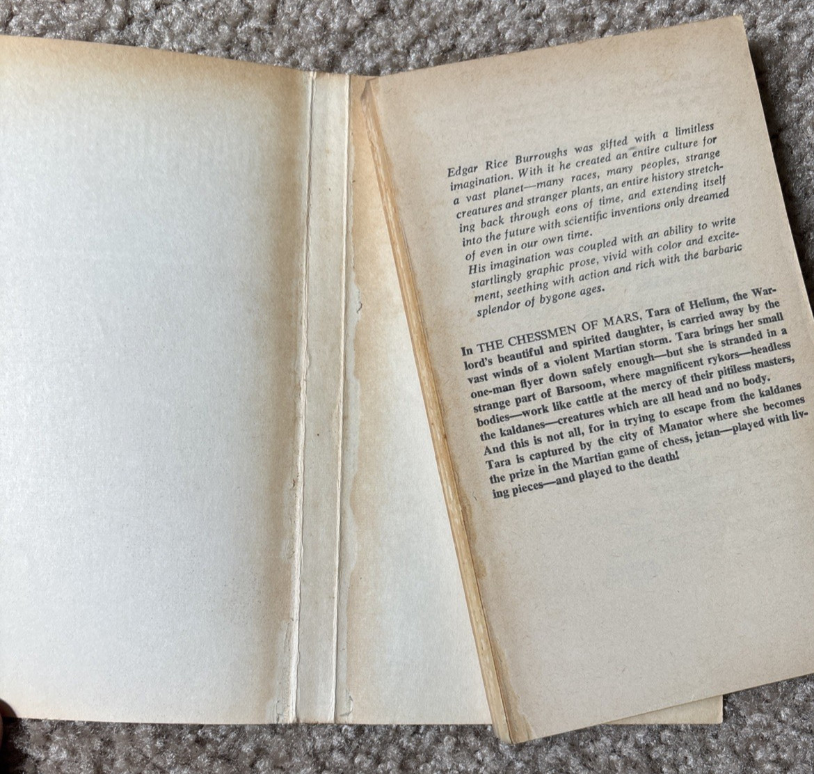 Vtg Edgar Rice Burroughs 1-11 Mars Paperbacks Martian Tales