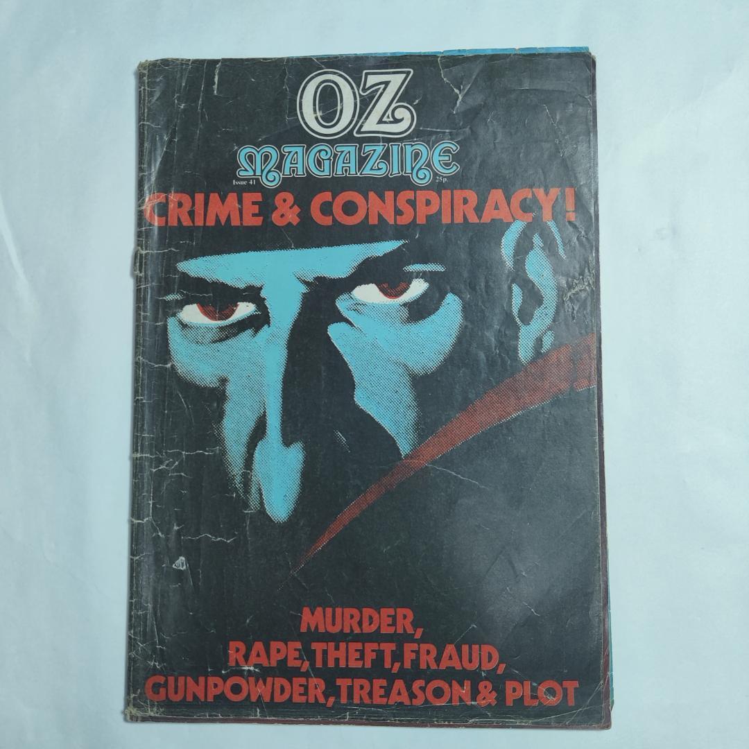oz magazine 1972 No41 court culture from Japan Crime & Conspiracy