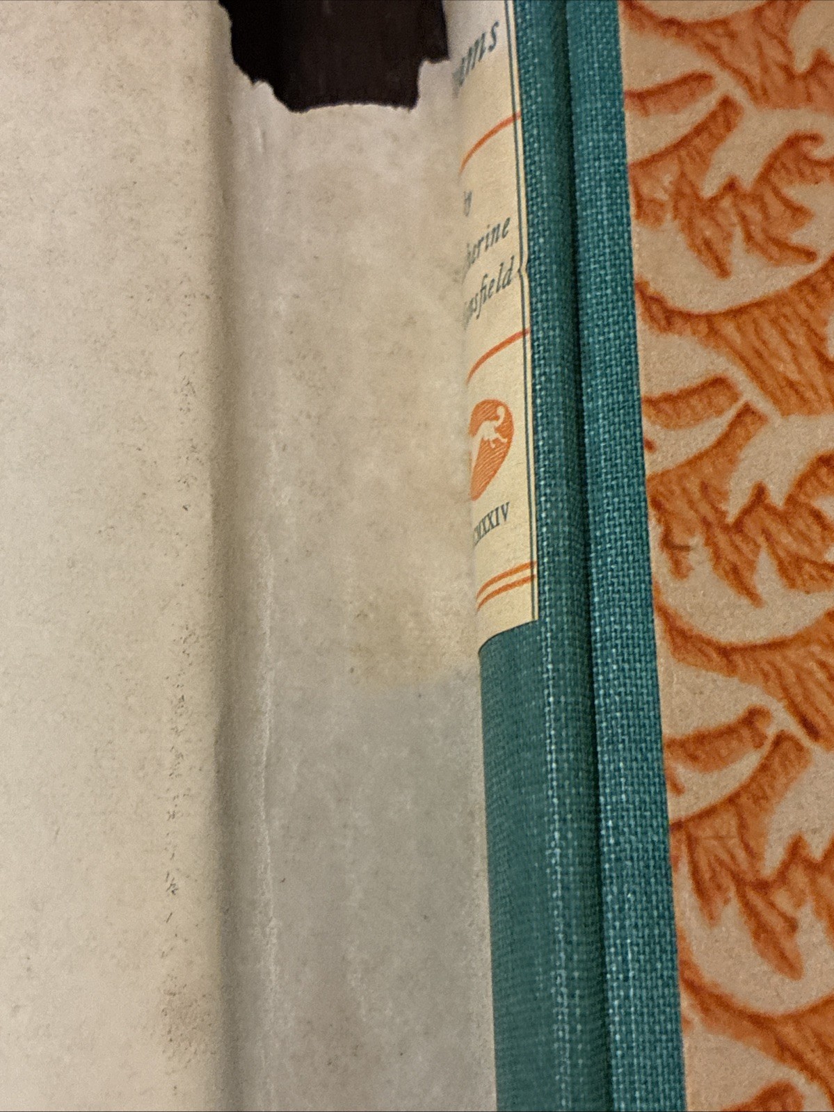 Poems Mansfield, Katherine Alfred A. Knopf, New York, 1924 First Edition HBDJp