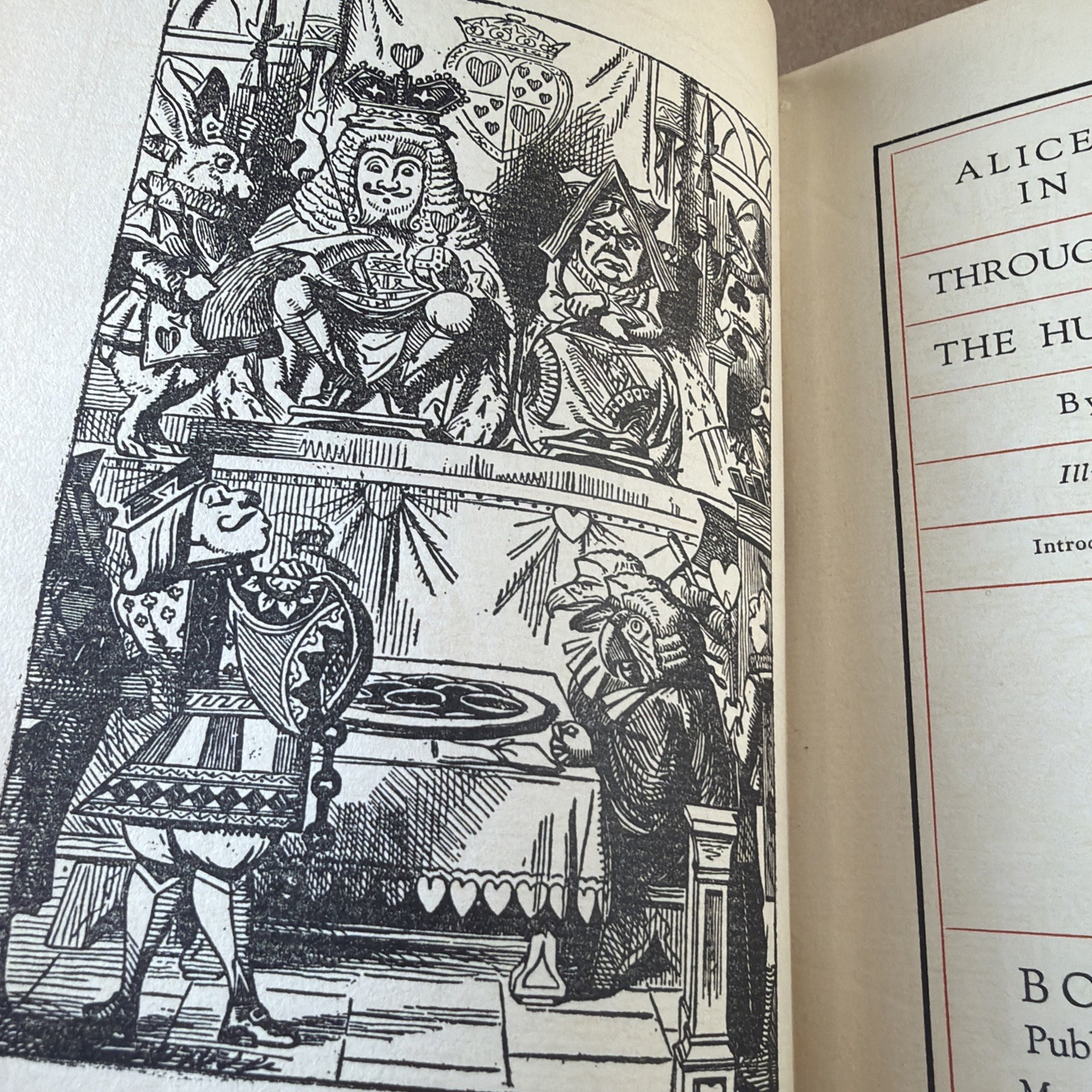 Lewis Carroll Alice in Wonderland Looking-Glass Snark 1925 HC Tenniel