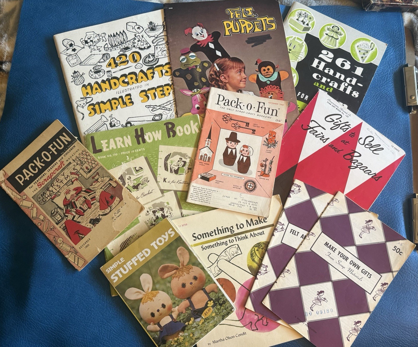 FANTASTIC LG LOT vintage craft publications-handcrafted/how to/homemade gifting