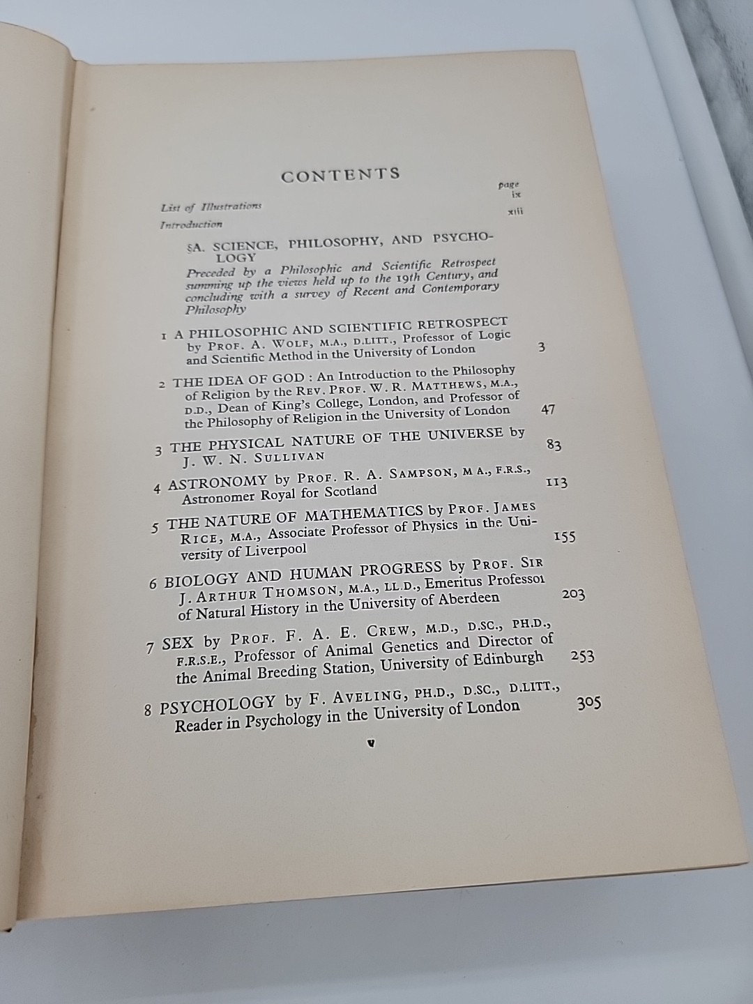 An Outline Of Modern Knowledge By William Rose 1120 Page Science Biology Music