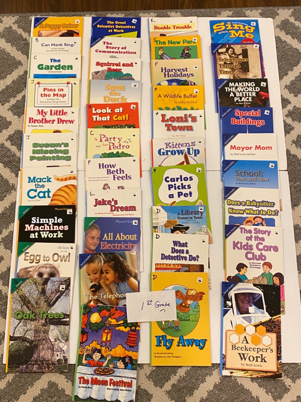 1st grade guided reading content readers books