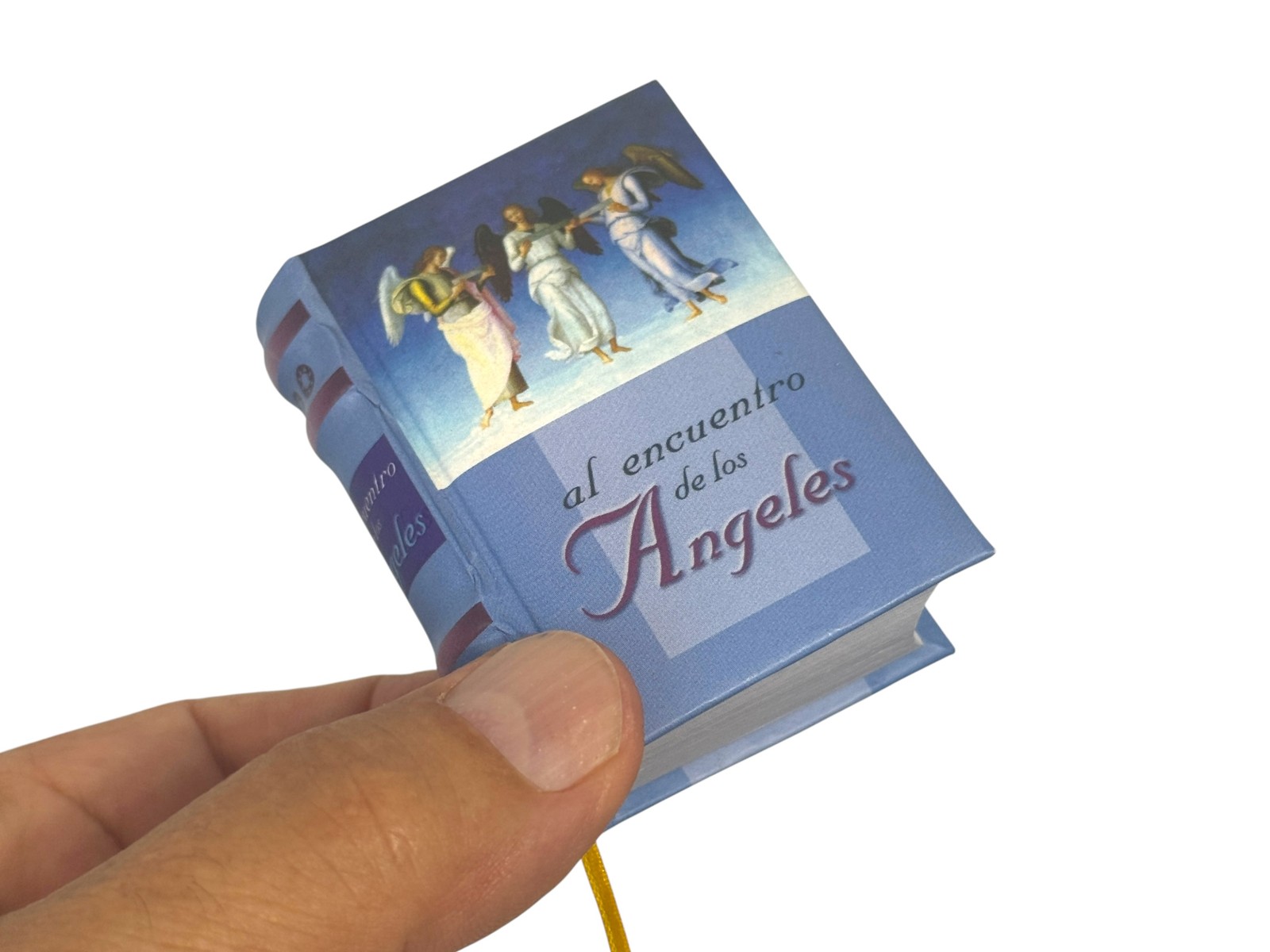 Al Encuentro de los Angeles mini book hardcover easy read 430 pages Spanish