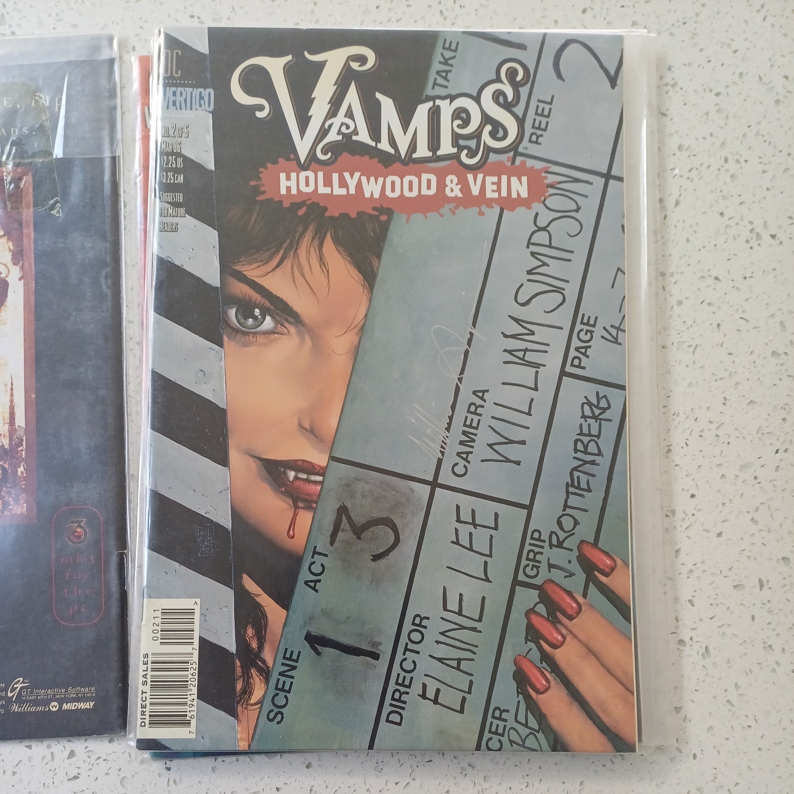 VAMPS HOLLYWOOD & VEIN #1-6 Complete Set 1996 VERTIGO/DC 1,2,3,4,5,6 Signed