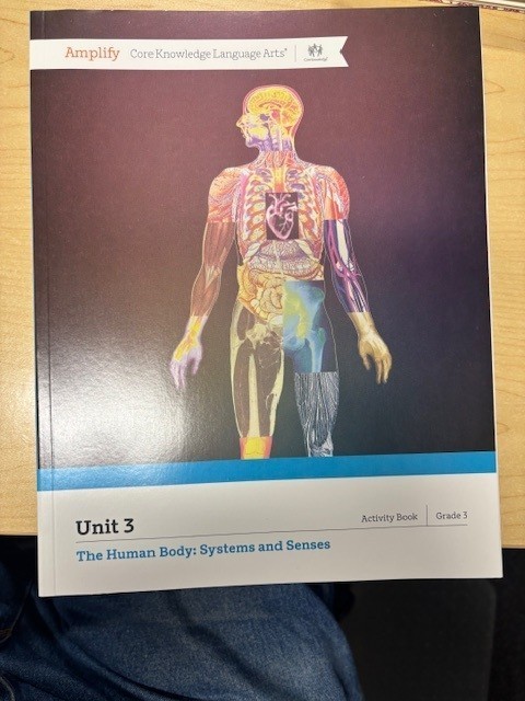 Amplify, The Human Body, Systems & Senses, Unit 3 Gr 3, Activity Book BRAND NEW