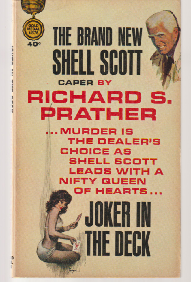 Joker In The Deck K1376 Gold Medal 1964 1st PBO Richard Prather Suspense Mystery