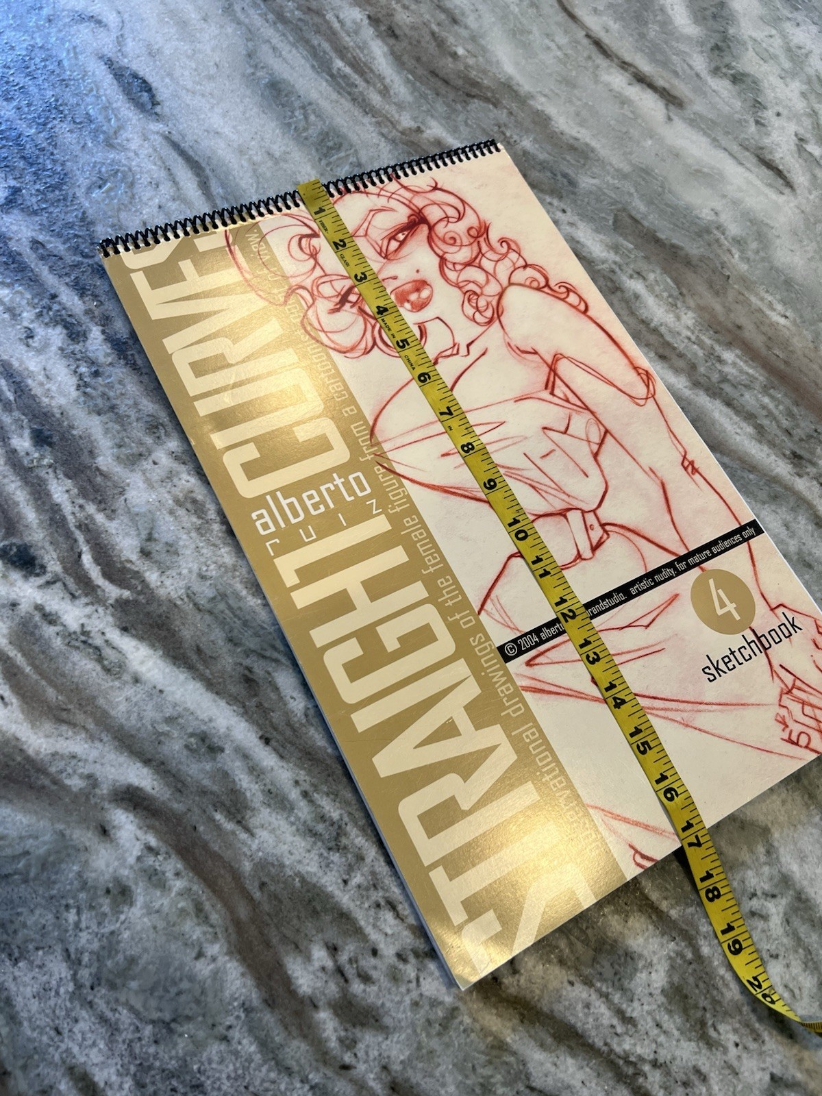 Alberto Ruiz Straight Curves Sketchbook 4 2004 Brandstudio Signed w/ Sketch