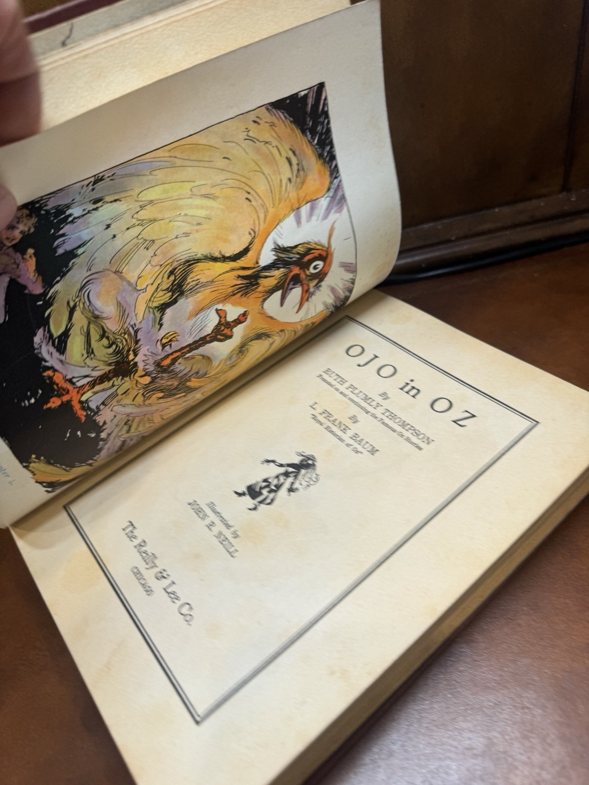 1933 OJO IN OZ Ruth Plumly Thompson 1st Ed 12 Color Plates John Neill