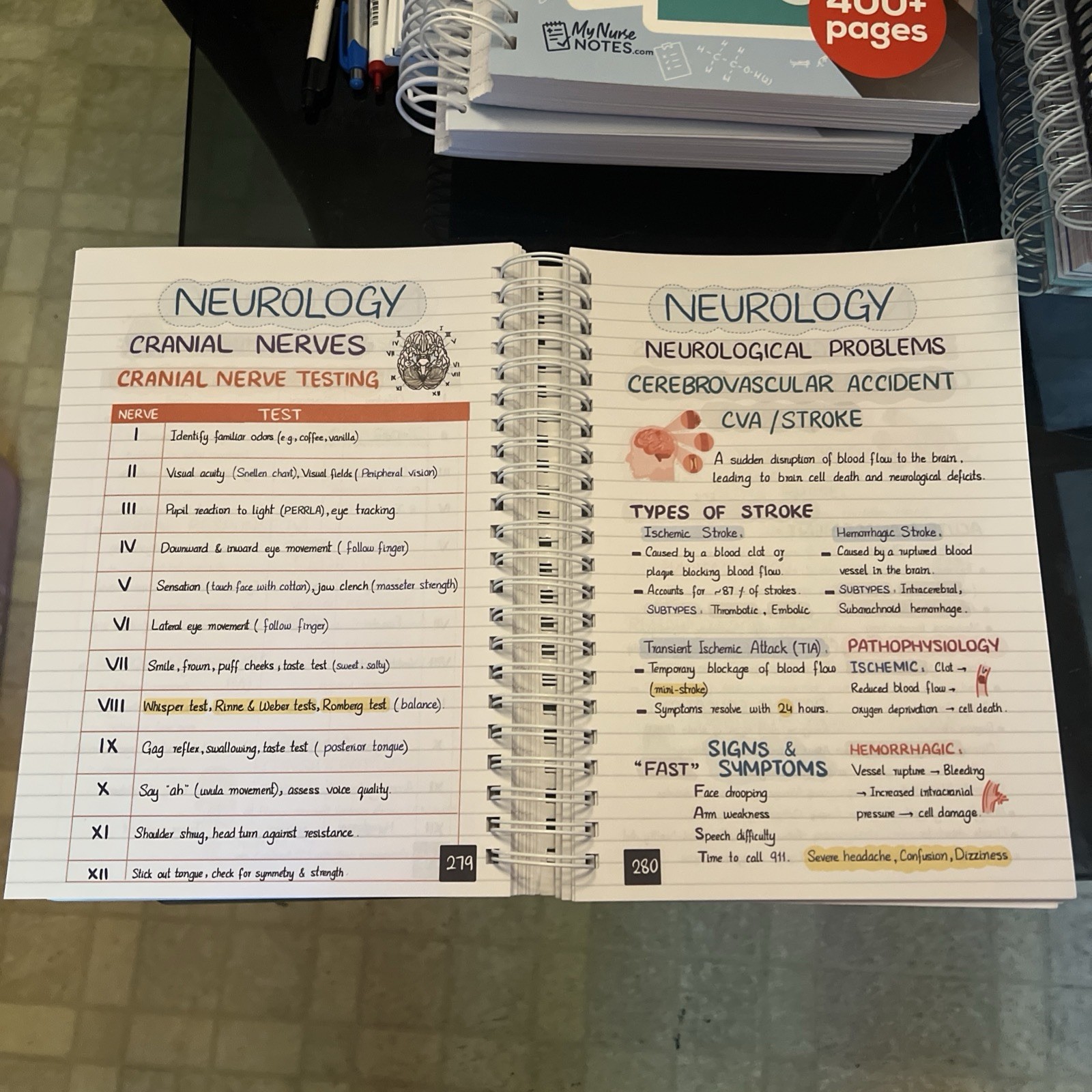 🔥New Nursing Success Bundle 400+ Page Handwritten Notes Designed to Ace Nursing